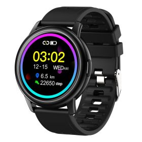 GT2 Smart Watch HD Round Screen 24H Heart Rate Monitoring (Color: Black)