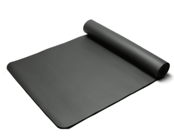 Eco-friendly NBR Yoga Mat (Option: Black-183x61)