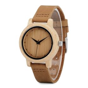 Wooden Watch Couple Bamboo (Option: GA010AB)