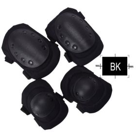 Elbows and Knees Gear Pads (Option: Black B)