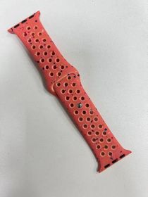 Sports Two-color Dustproof Silicone Strap (Option: Orange Pink With Light Pink-38or40or41MM)