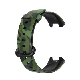 Printed Silicone Strap Wrist Strap (Option: Camouflage Green)