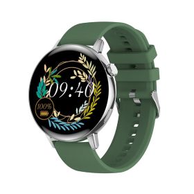 Bluetooth Calling Smart Watch Automatic Heart Rate Measurement (Color: Green)