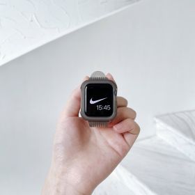 Simple Solid Color Transparent Frosted Silicone Strap (Option: Transparent Black-38To40mmTo41mm)