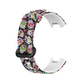 Printed Silicone Strap Wrist Strap (Option: Small Color Head)