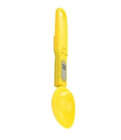 Kitchen Scale Measuring Spoon Scale (Color: Yellow)