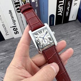 Square Quartz Watch Tank Men (Option: Style 3)